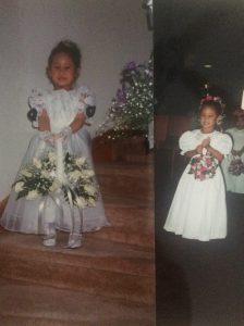 Two of many weddings where I was the best flower girl ever. 
