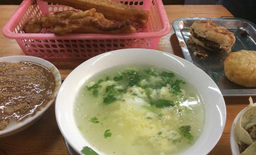 Amazing breakfast place a co-worker took me to.